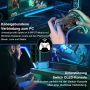 Безжичен геймпад Xtrike Me GP-52 с прозрачен корпус и RGB осветление, снимка 8