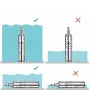 Дебит - Винтова водна помпа за дълбоки кладенци 1500W 2 m³/h ефективна - бързо изпомпване и висок на, снимка 3