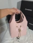 Chanel Basket Bag Дамска Розова Чанта От Телешка Кожа Код Brand Luxury Fashion40, снимка 10