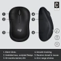 мишка Logitech M220 SILENT Wireless 1000 DPI безжична – НОВА ЗАПЕЧАТАНА, снимка 5