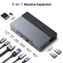 Докинг станция Ugreen 9-в-1 USB-C Docking Station за Steam Deck / ROG Ally / Лаптоп, снимка 3