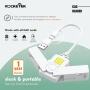 CAC четец 2 в 1 тип C с двоен конектор, DOD Military USB Common Access, четец за смарт карти, снимка 1