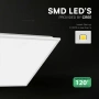 LED Панел 40W 4800lumen V-tac с CREE диоди и 6г гаранция 60×60см за скрит монтаж (за растер) в 4000к, снимка 6