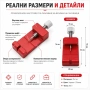 Професионален часовникарски инструмент за скъсяване на верижки на часовници пинове за часовникари, снимка 5