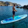 НОВ Надуваем Падълборд (SUP) SOLAVERO 335см - Синя вълна (Пълен Комплект), снимка 2