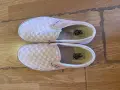 vans classic slip on platform pink check board shoes , снимка 3