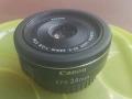 Обектив Canon EF-S 24mm/F 2,8 STM -ф52, снимка 3