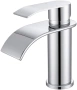 Нов Модерен смесител за баня Waterfall хром G1/2 маркучи Кран чешма мивка, снимка 1