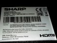 Продавам телевизор Sharp, модел LC-55CUF8372ES, за части или за ремонт, снимка 2