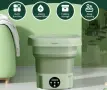 Електрическа компактна преносима пералня с горен отвор и контрол на докосване, снимка 3
