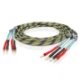 Monosaudio Hi-Fi аудио тонколонен OFC кабел 2x6 мм 2x1.5m конектори  банани, снимка 6