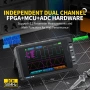 Двуканален преносим осцилоскоп FNIRSI DS215H-Plus, сигнал генератор, снимка 2
