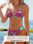 Дамски комплект бански горнище и долнище CUPSHE, размер L, снимка 3