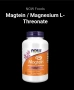 Магнезиев треонат Magtein Now foods  180 капсули , снимка 1