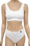 Комплект бельо Hunkemöller в бяло – топ S и прашка 2XL, снимка 1
