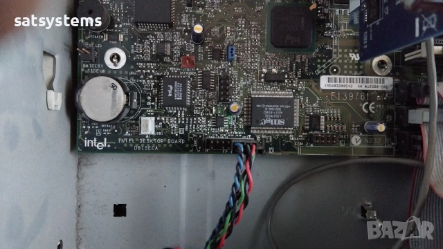 Дънна платка Intel Desktop Board D815EEA Socket 370 CPU+FAN+RAM, снимка 8 - Дънни платки - 54729729
