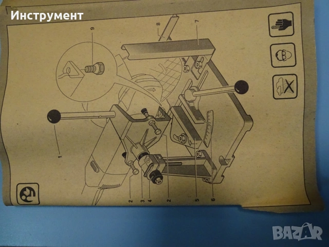 Отрезна стойка за ъглошлайф Bosch 0601999016 cut-off stand, снимка 6 - Други инструменти - 54928251