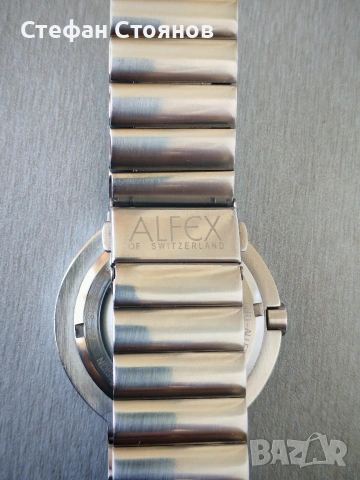 Швейцарски часовник-Alfex, снимка 3 - Мъжки - 54556919