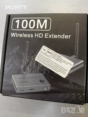 100m HDMI Безжичен HD предавател и приемник 4K, снимка 6 - Приемници и антени - 54942260
