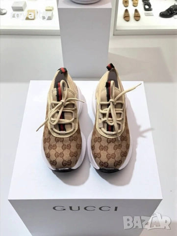 Gucci Нови Дамски Маратонки [36-40 Номер] с Кутия , снимка 2 - Маратонки - 55012703