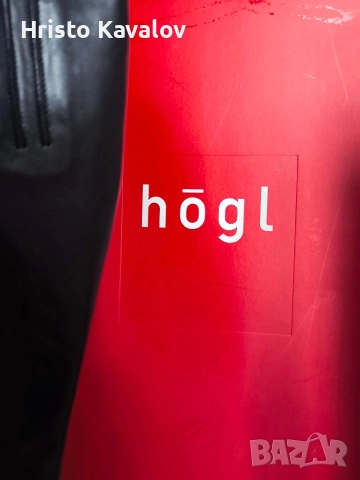 Hōgl високи кожени ботуши с ток номер 38, снимка 5 - Дамски ботуши - 54657285