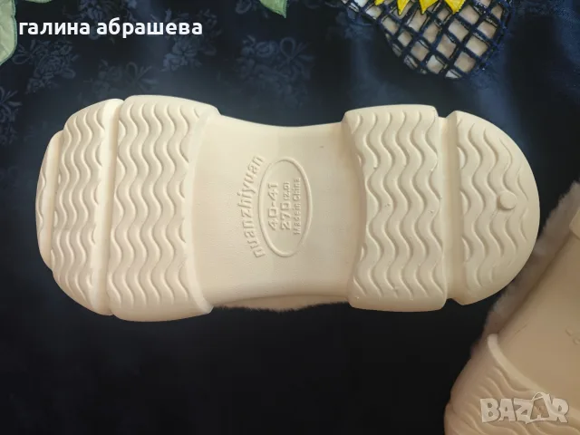 Дамски чехли 40-41номер, снимка 5 - Чехли - 55559719