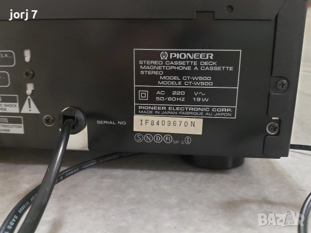 дек Pioneer ct-w500, снимка 13 - Декове - 54774796