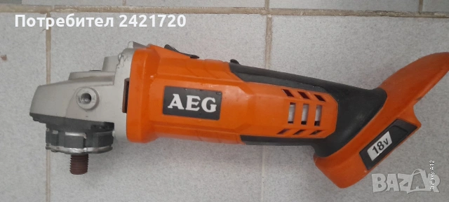 Акумулаторен ъглошлайф AEG 