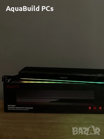Havit PC Bluetooth 5.3 саундбар 20W RGB високоговорители , снимка 10 - Тонколони - 55529992
