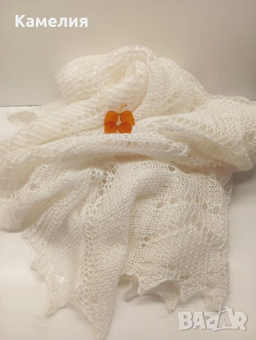 Шал от кози пух , снимка 4 - Шалове - 54120050