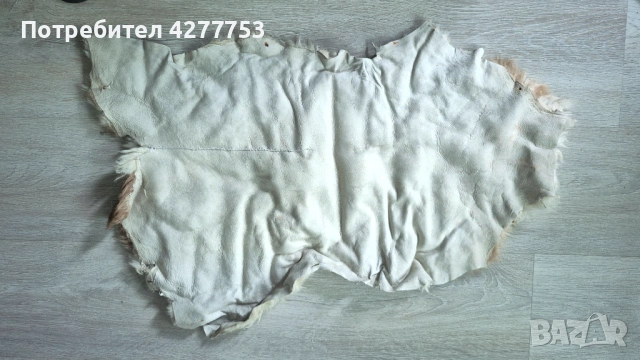 Естествени кожи 3 броя, с косъм - от агне и заек, снимка 3 - Други - 54631735