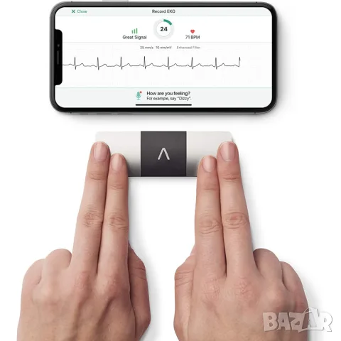 AliveCor KardiaMobile 6L преносим 6-канален ЕКГ монитор НОВ