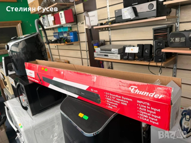 0707   Soundbar Thunder THS-SB001, 60W, Bluetooth -цена  97.79 лв или  50 евро - с дистанционно , но, снимка 3 - Аудиосистеми - 55186027