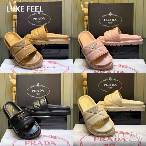 Prada ⚜️Дамски Чехли 36-41, снимка 5 - Чехли - 54842610