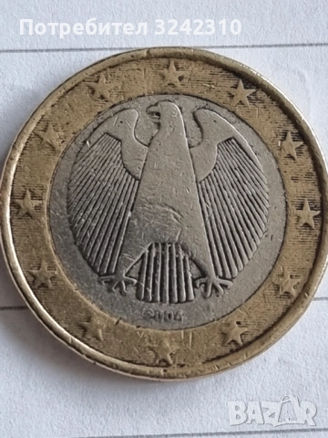 Монета от 1 евро, Германия, 2004 