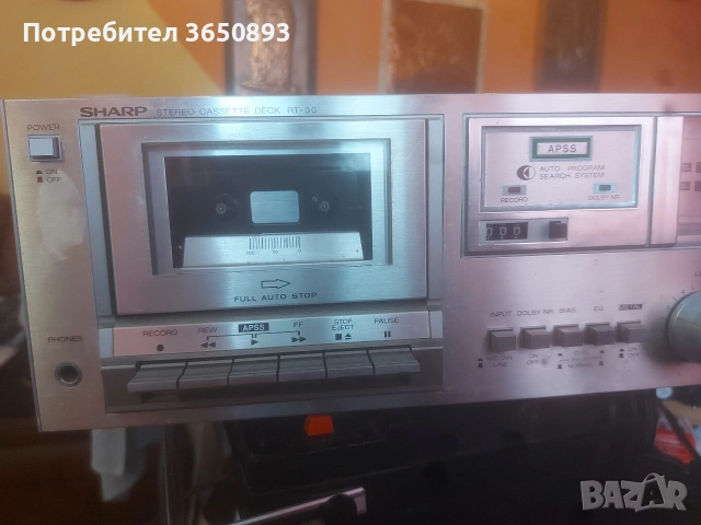 шарп оригинален Японски дек, снимка 2 - Аудио касети - 54170262