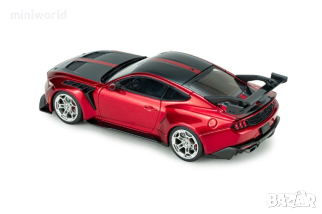 Ford Mustang GTD 2025 - мащаб 1:43 на Solido моделът е нов в PVC дисплей-кейс, снимка 9 - Колекции - 54508184