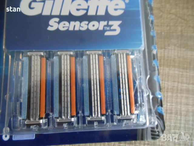 GILLETTE sensor 3 ножчета 8 броя, снимка 2 - Мъжка козметика - 54649170