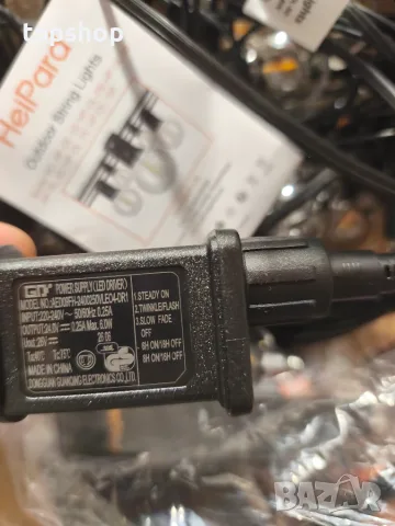 Чисто нов LED гирлянд HeiPard 20m с дистанционно управление (30+2 крушки, димируем)  , снимка 13 - Лед осветление - 55448820