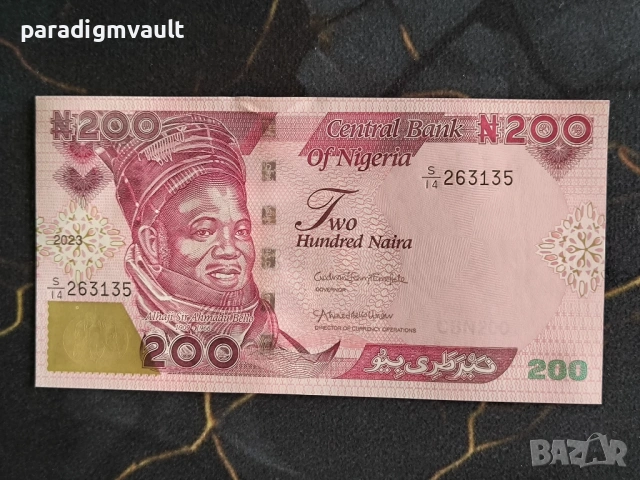 Банкнота - Нигерия - 200 найра UNC | 2023г.