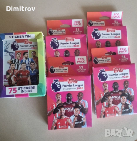 Topps Premier League 2026 - стикери / Висша лига на Англия 2026 стикери