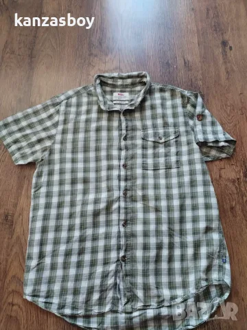 Fjällräven Sarek Shirt S/S Mens - страхотна мъжка риза М , снимка 6 - Ризи - 55565283