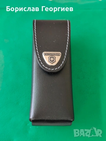 Кожен калъф victorinox с метален клипс 4.0523.31