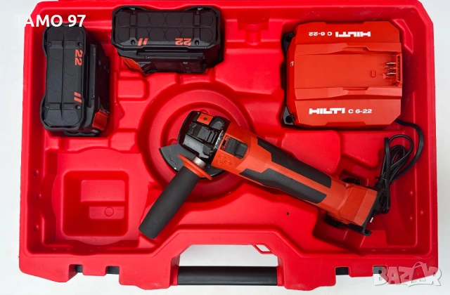 Hilti AG 6D-22 Nuron - Безчетков ъглошлайф с SensTech перфектен!, снимка 2 - Ъглошлайфи - 54479447