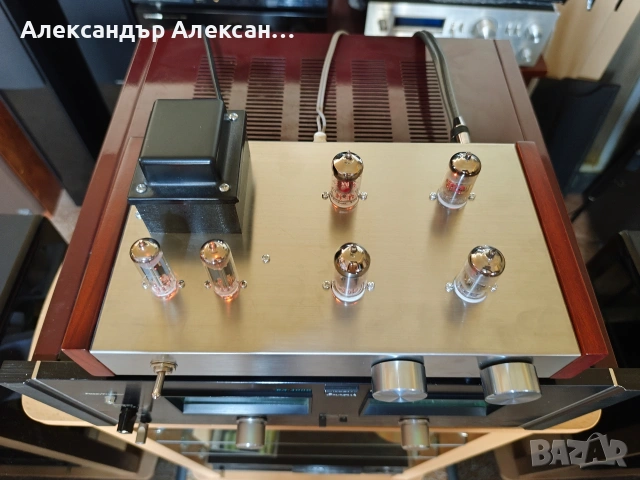 Лампов пред усилвател + захранващ кабел Audiocrast , снимка 3 - Ресийвъри, усилватели, смесителни пултове - 54795200