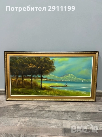 Картина с маслени бои, 2бр., снимка 7 - Картини - 55078724