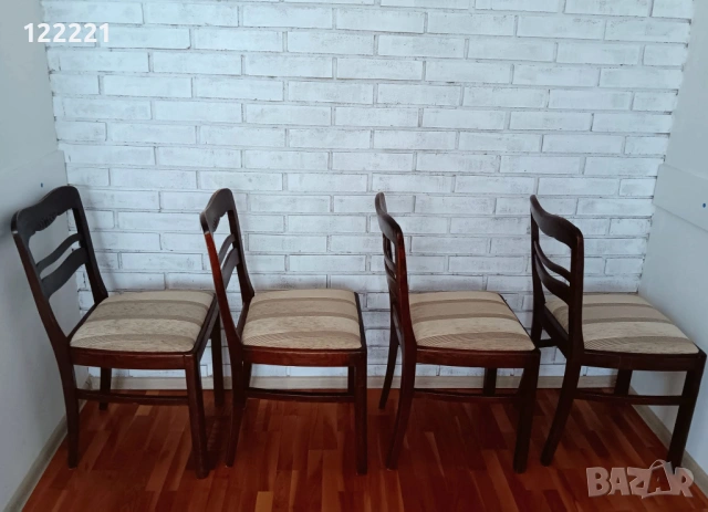 4 ретро стола, снимка 2 - Столове - 54830923