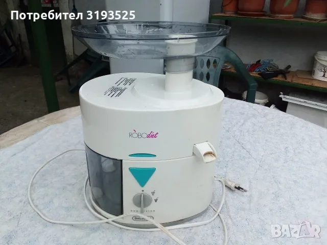 Сокоизтисквачка Delonghi Robo Diet KC400, снимка 3 - Сокоизстисквачки и цитрус преси - 55404650