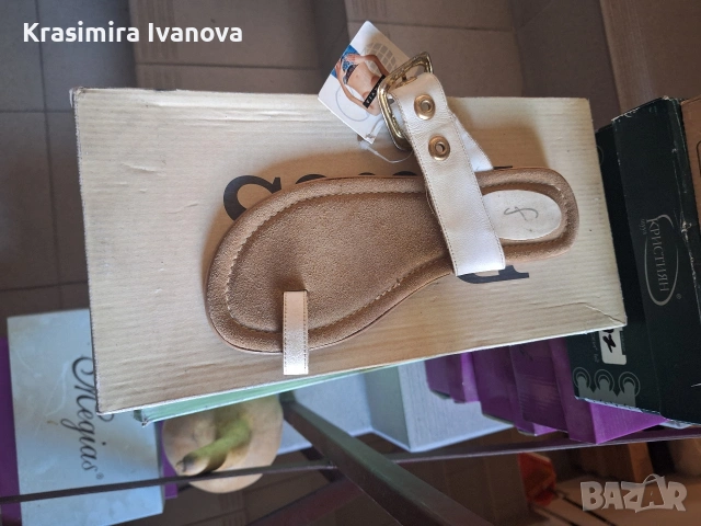 нови чехли естествена кожа 