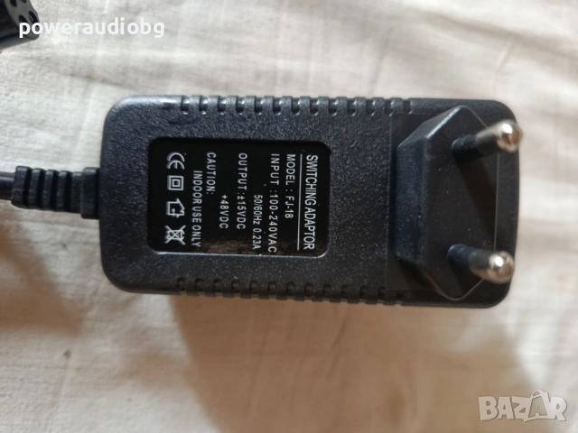 Мрежов адаптер токоизправител за пулт смесител Behringer, Phonic, Yamaha и други, снимка 4 - Ресийвъри, усилватели, смесителни пултове - 54896944